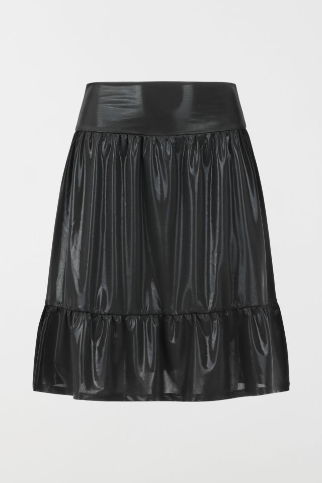 Gigi LA Taylor Metallic Midi Skirt #3