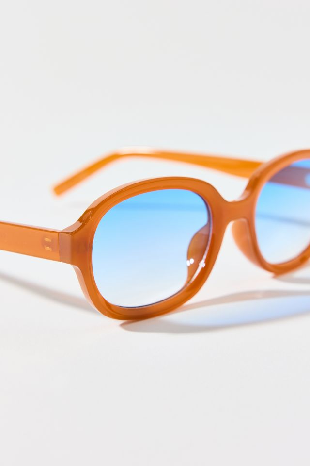 Parker Plastic Slim Oval Sunglasses #1