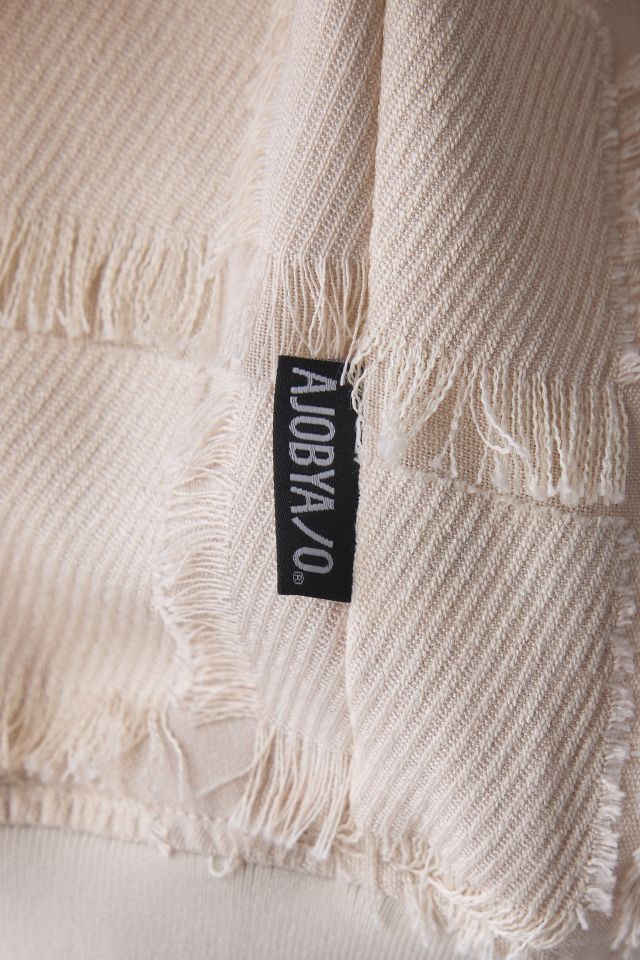 【AJO AJOBYAJO】25SS★ Fringe Check Cardigan MUSINSA | AJOBYAJO Fringe Check Cardigan [CREAM]