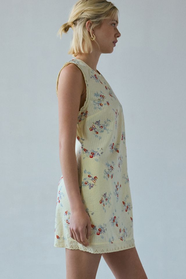 Kimchi Blue Delaney Sleeveless Lace-Trim Shift Mini Dress #4