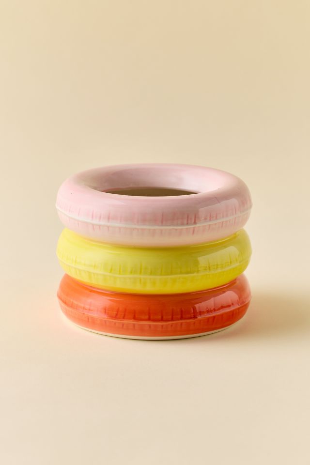 Inflated Pool Floatie Ceramic Planter #2