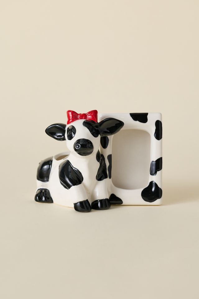 Cow INSTAX MINI Ceramic Picture Frame Vase #1
