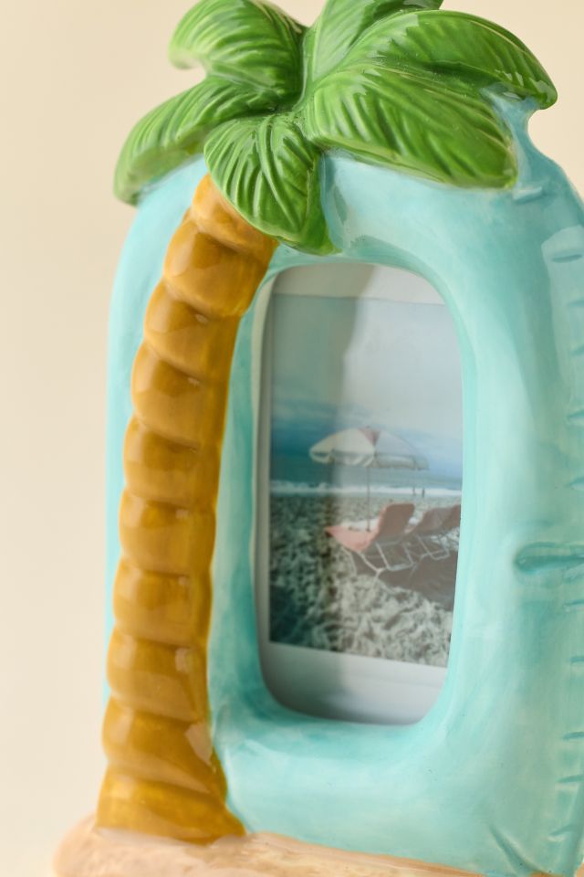 Inflated Palm Tree Floatie Ceramic INSTAX MINI Picture Frame #1