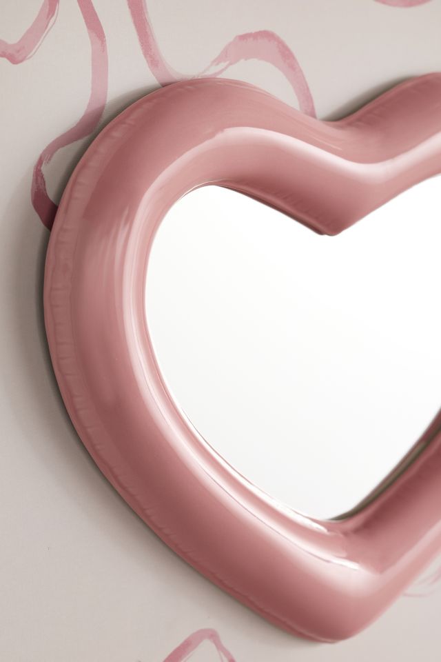 Inflated Heart Shaped Wall Mirror #1