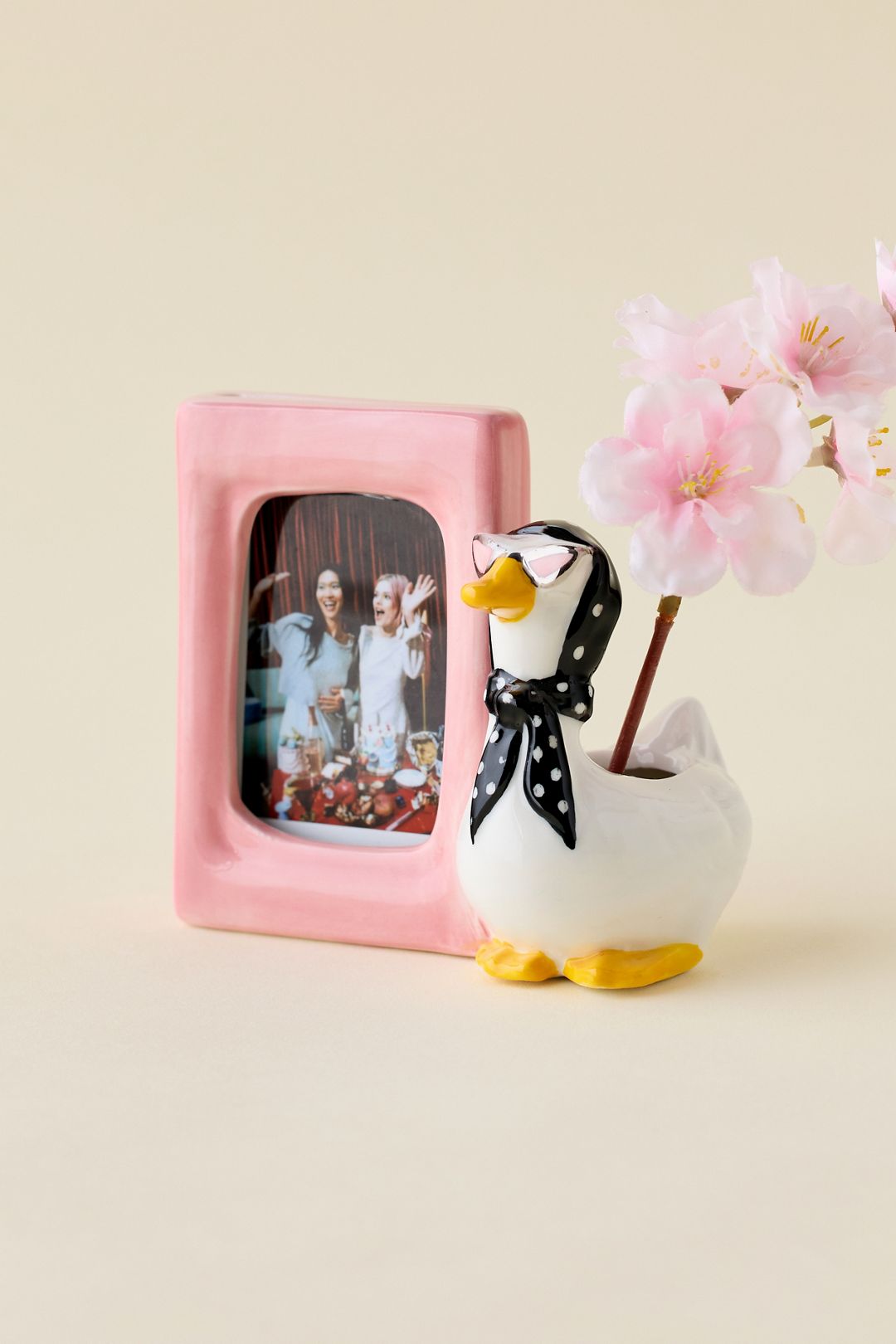 Goose INSTAX MINI Ceramic Picture Frame Vase - Polka Dot, ONE SIZE