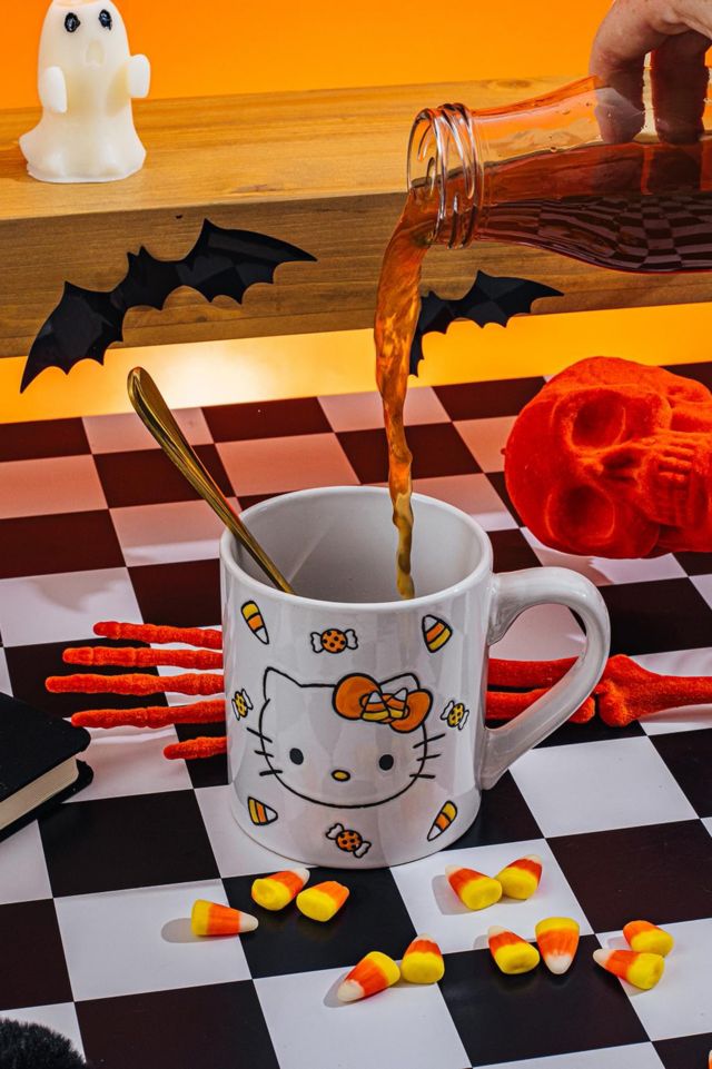 Sanrio Hello Kitty Candy Corn 14 oz Halloween Mug #3