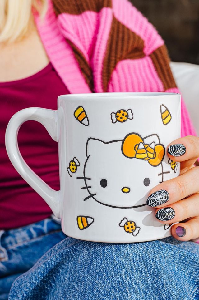 Sanrio Hello Kitty Candy Corn 14 oz Halloween Mug #4
