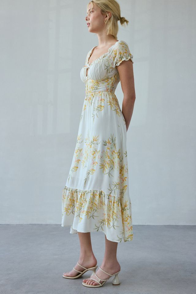 Kiss The Sky Marabella Scoop Neck Tiered Midi Dress #2