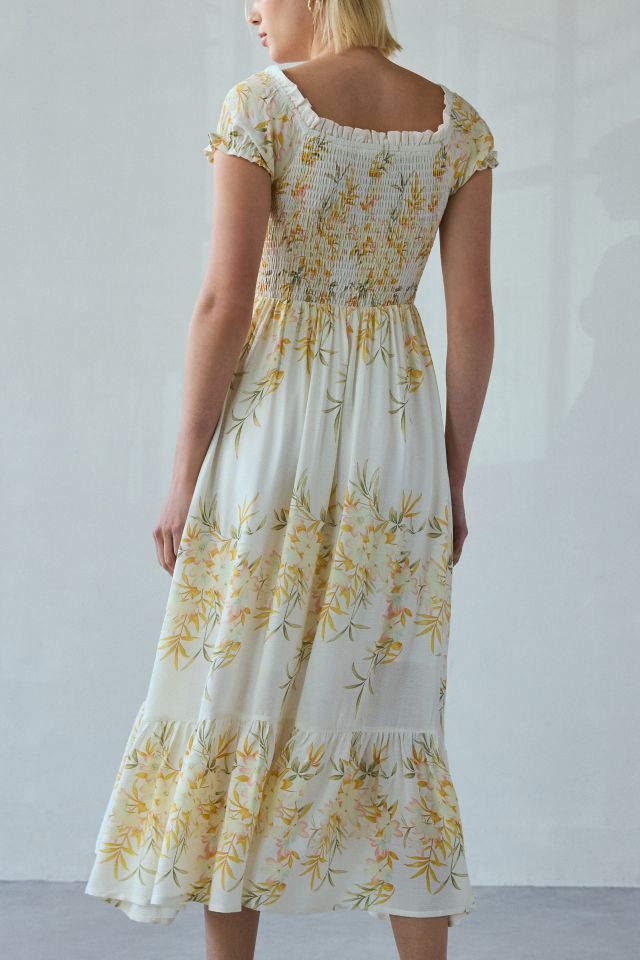 Kiss The Sky Marabella Scoop Neck Tiered Midi Dress #3