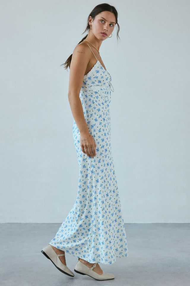 Kiss The Sky Juliette Floral Lace-Trim Maxi Dress #2