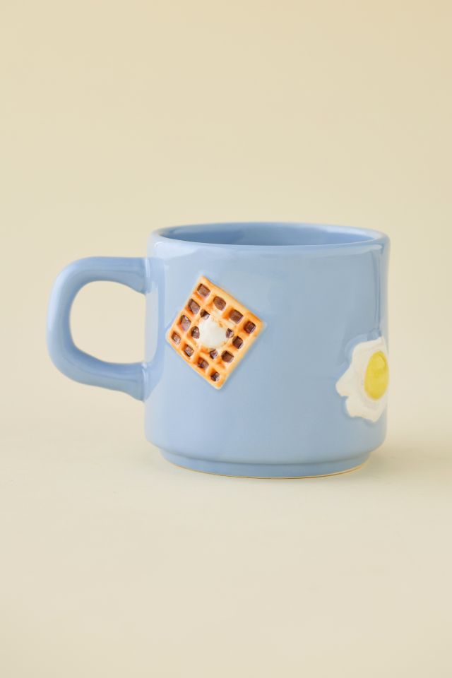 Breakfast Foods Sculpted Ceramic Mug #1