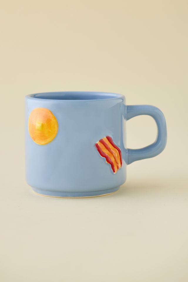Breakfast Foods Sculpted Ceramic Mug #2