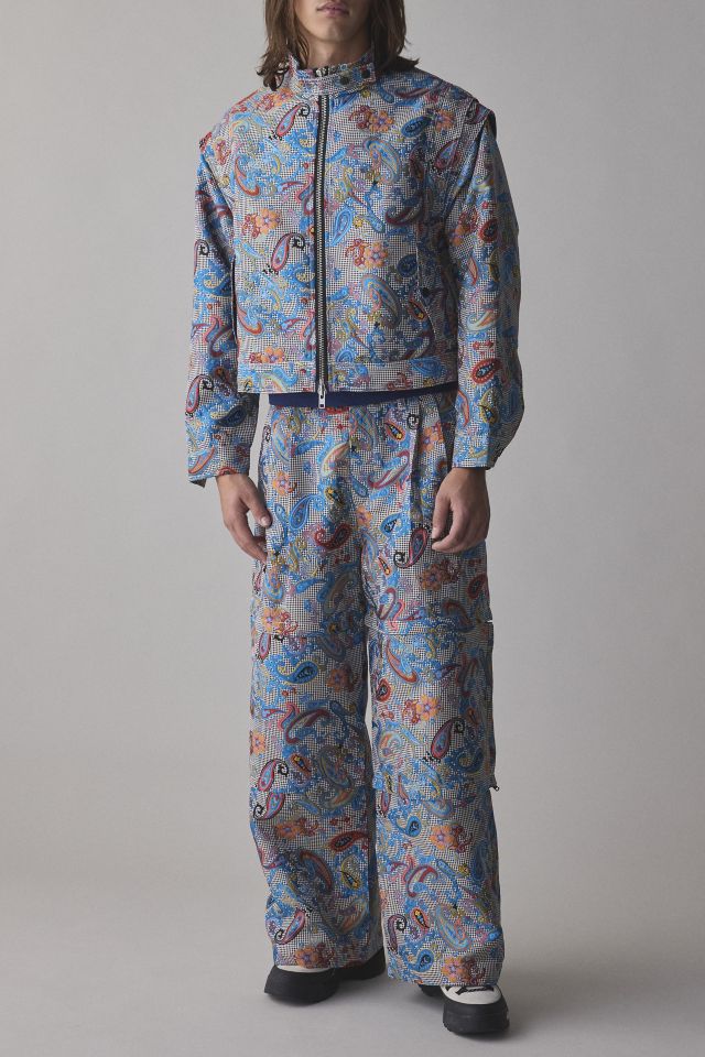 FRIED RICE Paisley Jacquard Zip-Off Sleeve Jacket #3