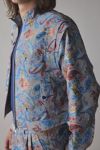 FRIED RICE Paisley Jacquard Zip-Off Sleeve Jacket