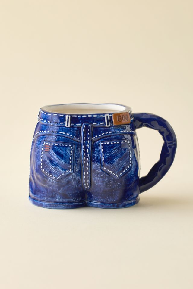 BDG Denim Jort Shape Ceramic Mug #1