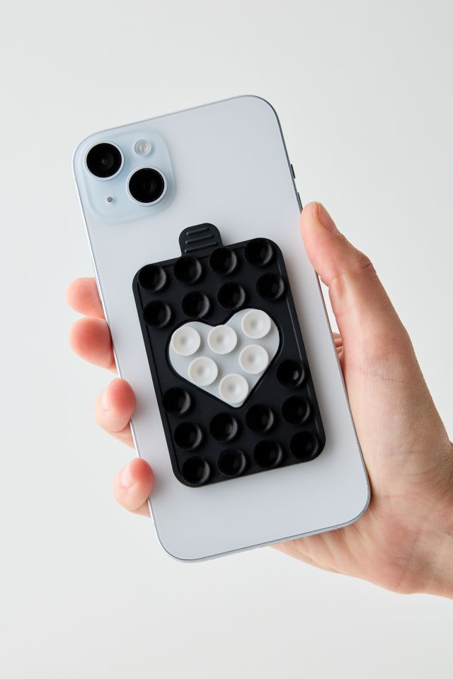 Sticky Bestie Double Heart Grippy Suction Phone Mount #1