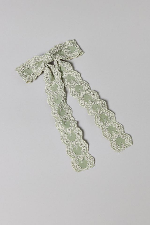Flora Ribbon Hair Bow Clip #1
