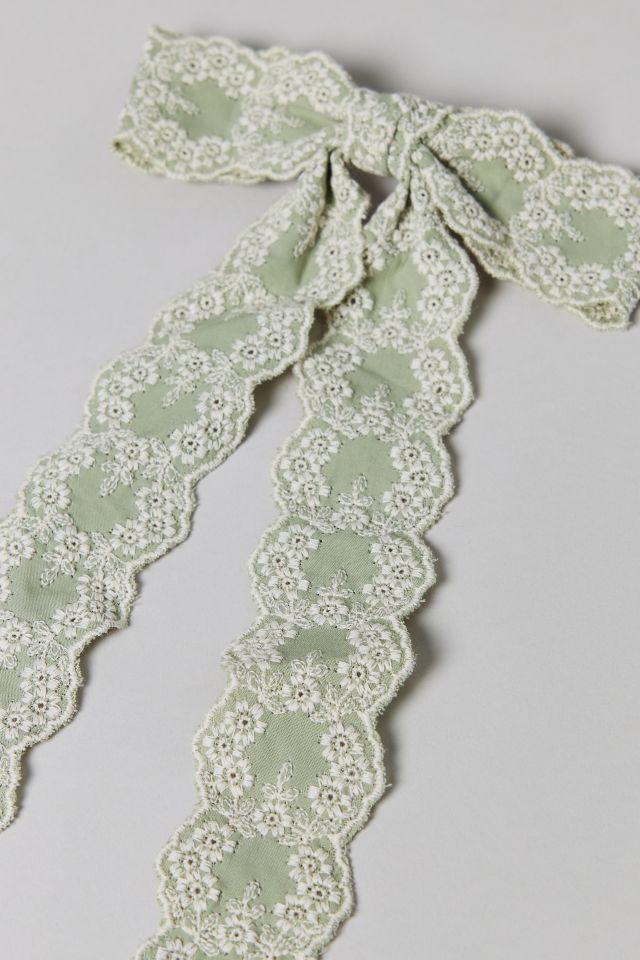 Flora Ribbon Hair Bow Clip #2