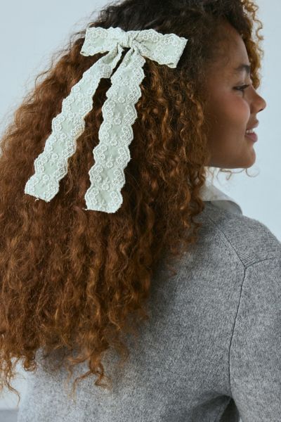 Flora Ribbon Hair Bow Clip