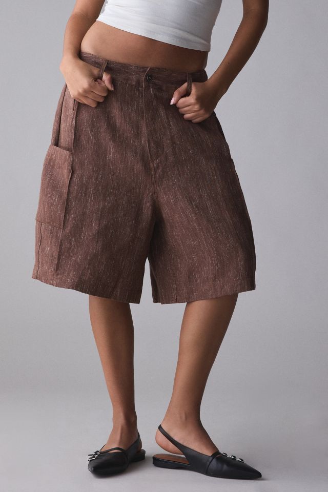 FRIED RICE Textured Linen Short #2