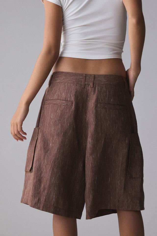 FRIED RICE Textured Linen Short #4