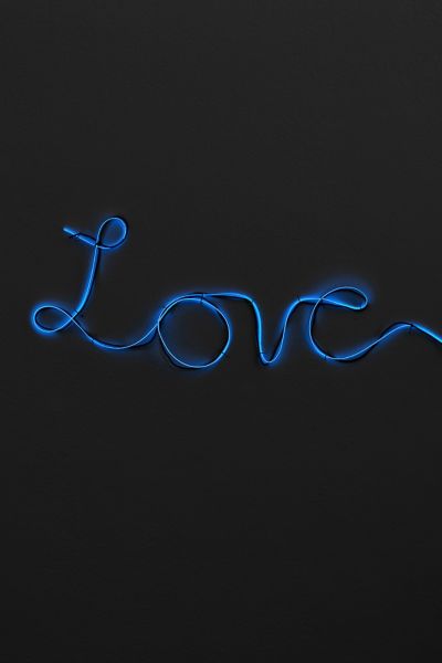 Urban Outfitters Make Your Own Neon Light Kit In Blue At  In Black
