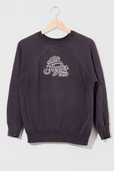 Vintage 1980s Distressed Fort Flagler Crewneck Sweatshirt