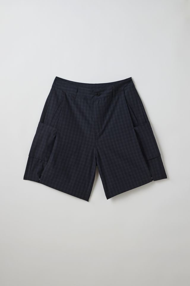 FRIED RICE Check Pattern Short #1