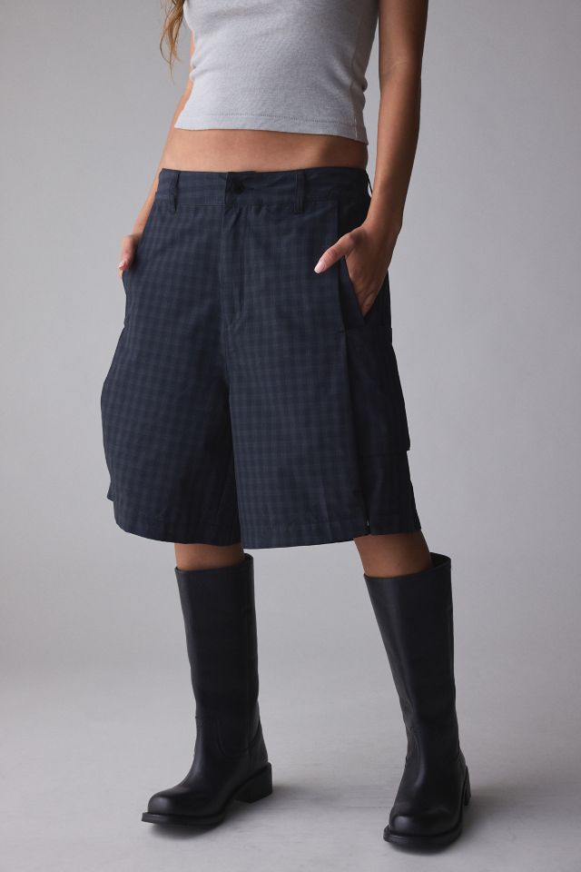 FRIED RICE Check Pattern Short #2