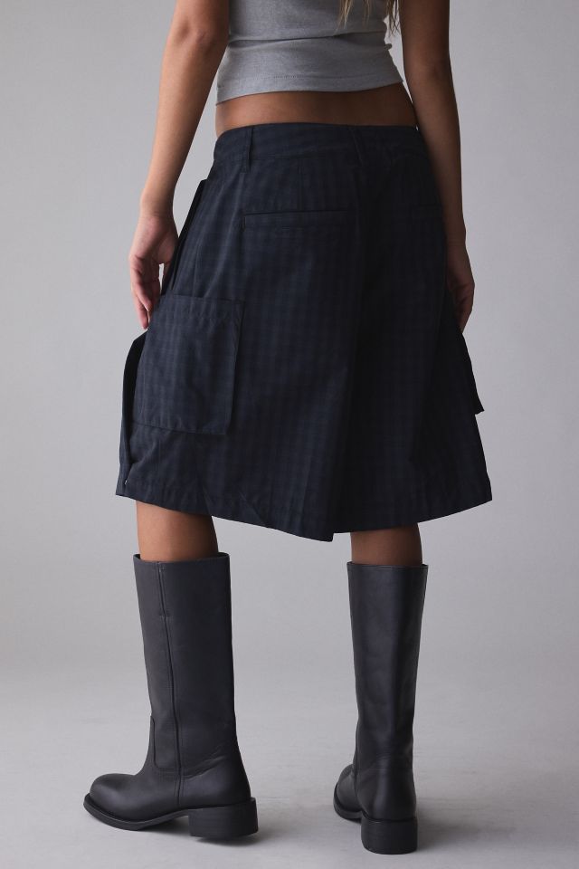 FRIED RICE Check Pattern Short #3