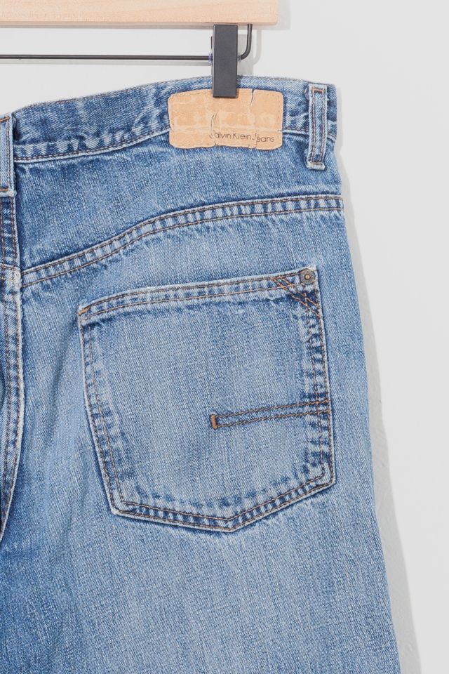 Vintage Y2K Distressed Calvin Klein Relaxed Straight Denim Jeans #3