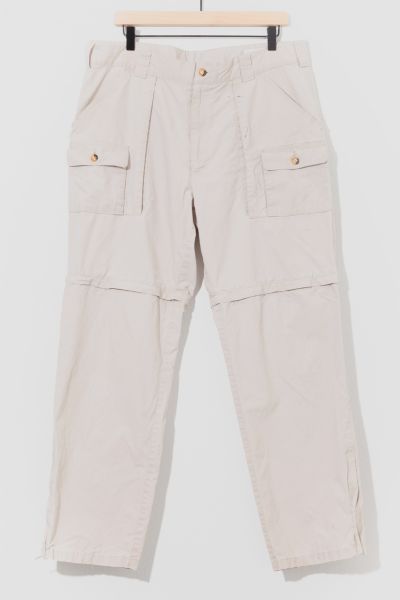 Vintage Y2K Orvis Lightweight Distressed Zip Off Travel Pants