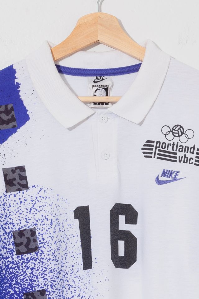 Vintage 1990s Nike Court Challenge Graphic Collared Shirt #1