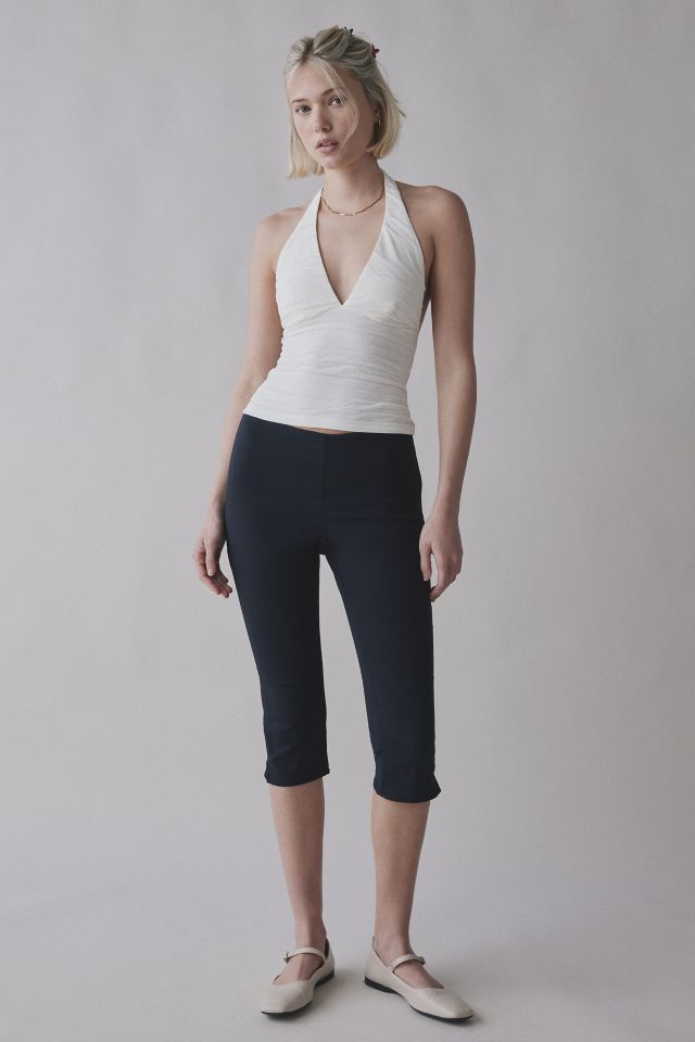 Silence + Noise Club Classic Cropped Halter Top #1