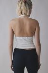 Silence + Noise Club Classic Cropped Halter Top