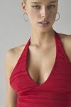 Silence + Noise Club Classic Cropped Halter Top