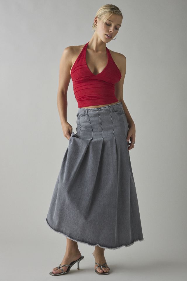 Silence + Noise Club Classic Cropped Halter Top #3