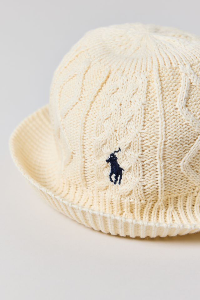 Chapeau Seau en Tricot Câblé Polo Ralph Lauren #1