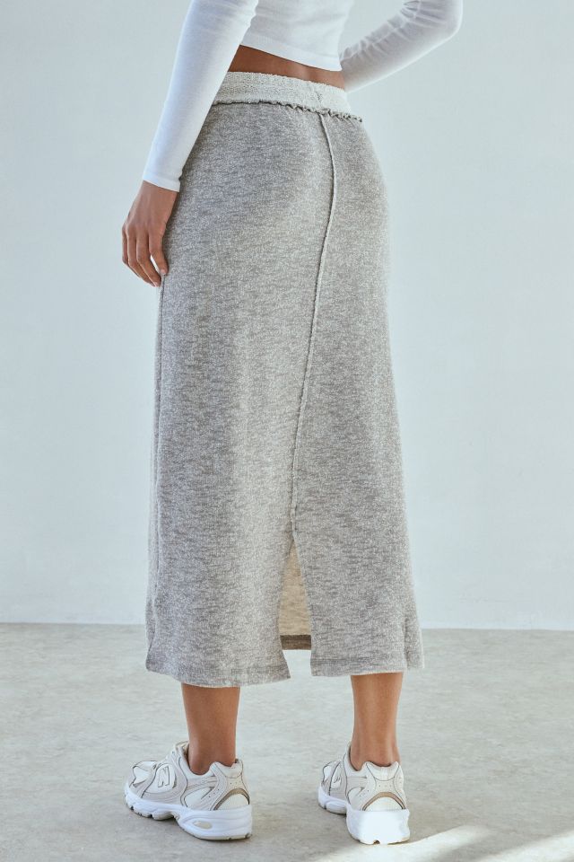 Out From Under Break It Up Maxi Sweat Skirt #3