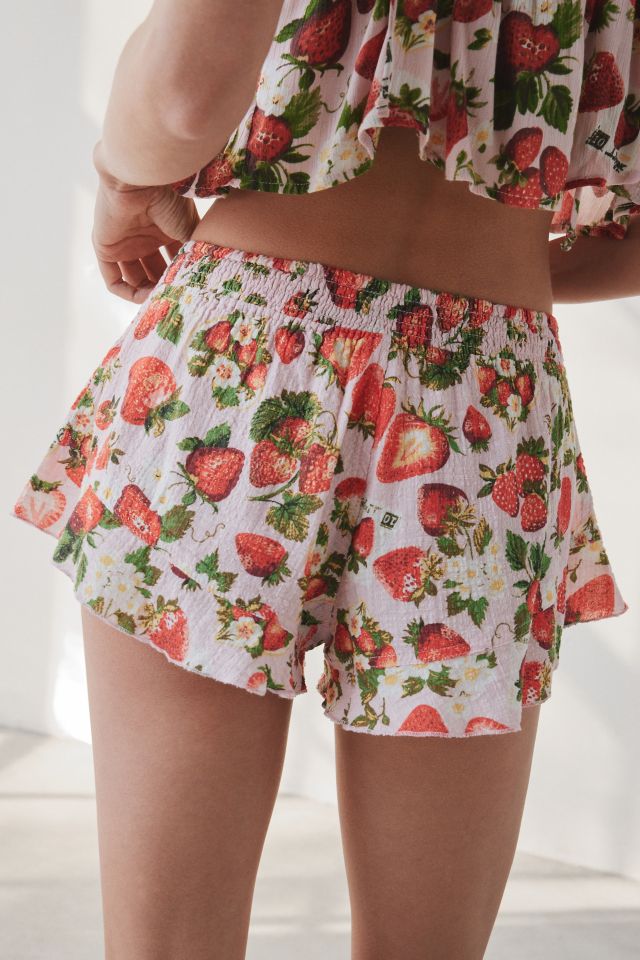 Out From Under Lilly Shirred Ruffle Micro Short #3