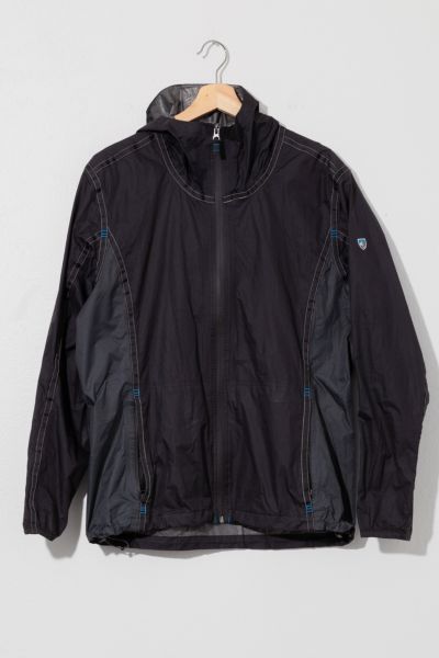 Vintage Y2K Kuhl Black Gray Windbreaker Jacket