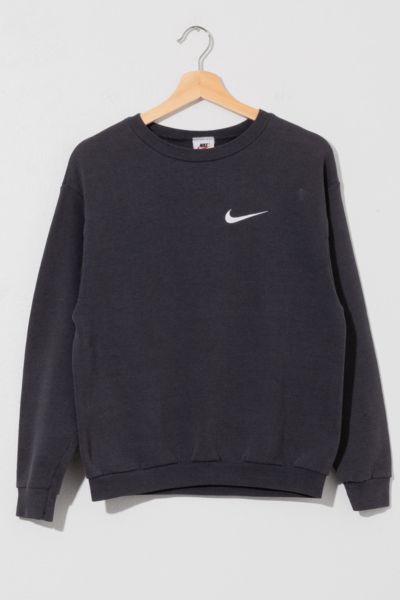 Vintage 1990s Distressed Nike Embroidered Crewneck Sweatshirt