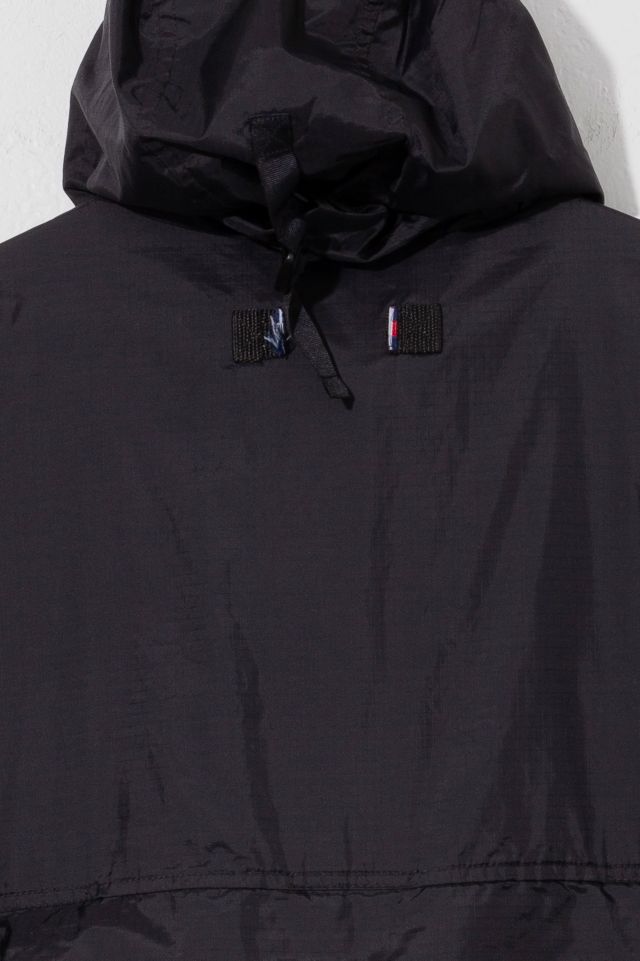 Vintage 1990s Tommy Hilfiger Black Windbreaker Jacket #3