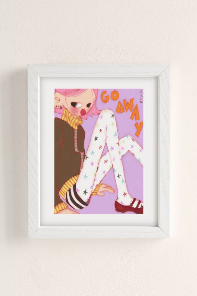 Mada Go Away Art Print #1
