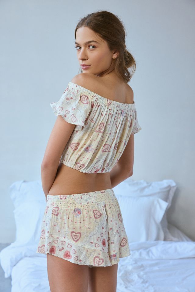 Out From Under Lilly Off-The-Shoulder Button-Down Top #2