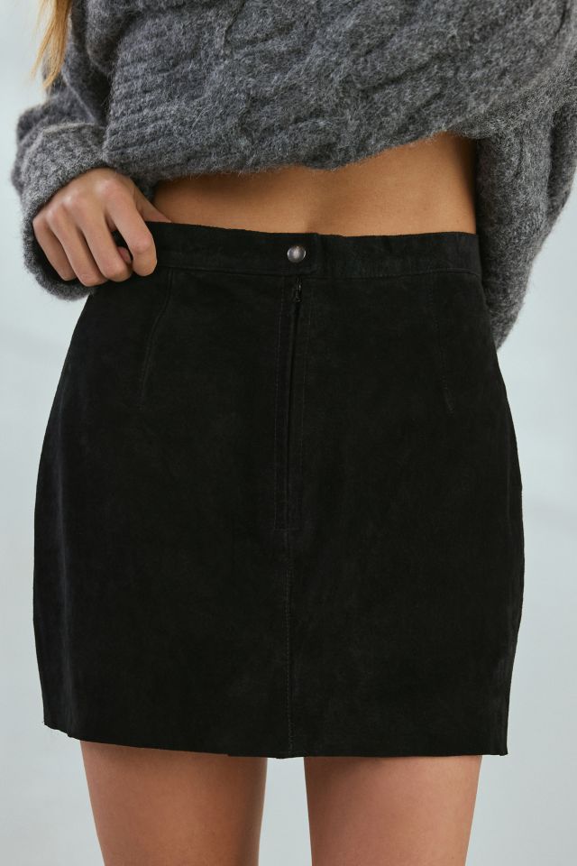 ReMADE By UO Suede Mini Skirt #1