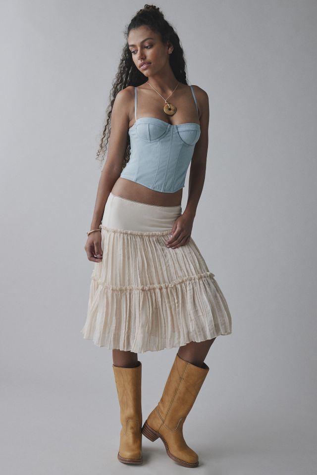 Out From Under Modern Love Denim Corset #1