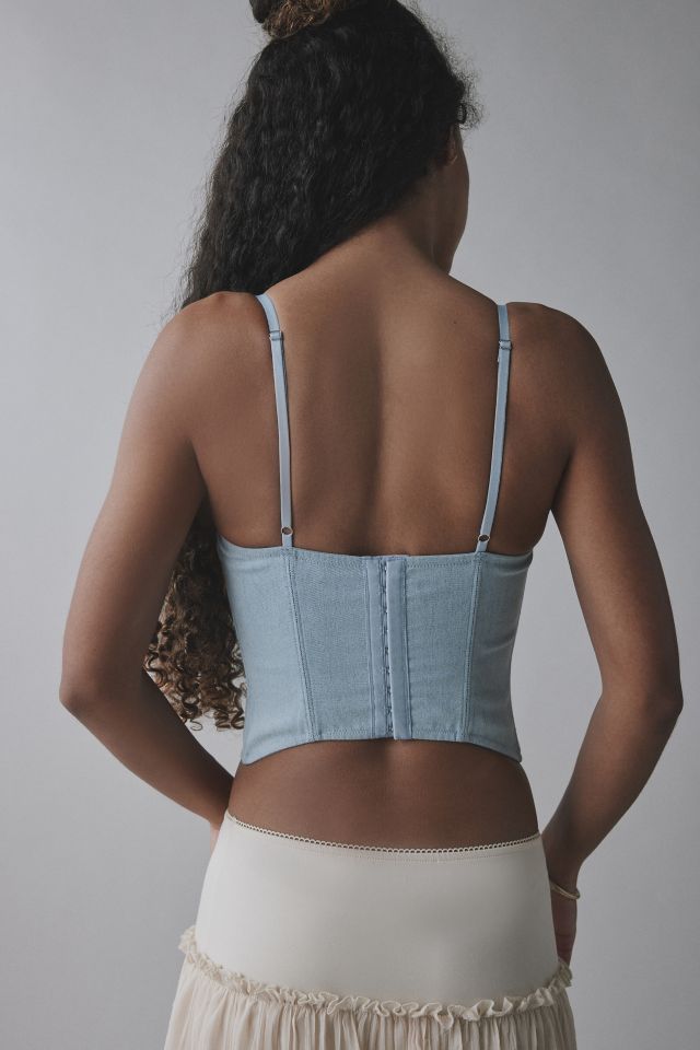 Out From Under Modern Love Denim Corset #3