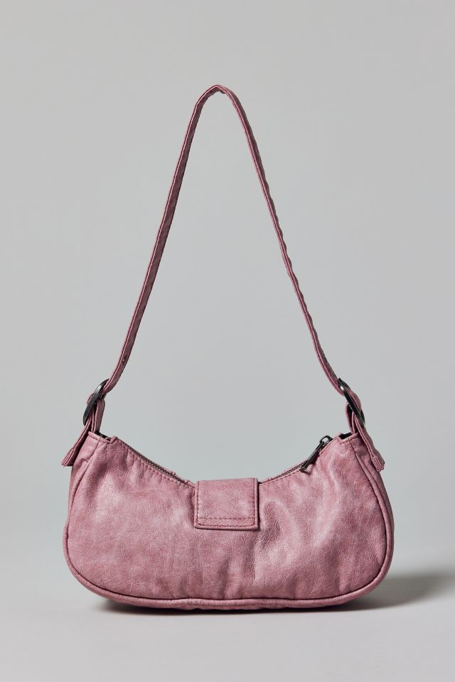 Silence + Noise Riveted Strap Faux Leather Moto Bag #3