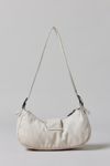 Silence + Noise Riveted Strap Faux Leather Moto Bag